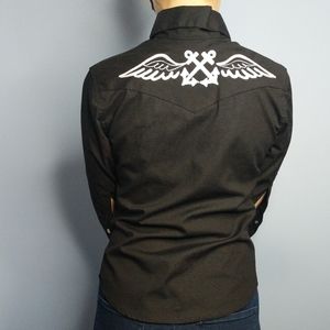 Sailor Jerry rockabilly embroidered 3/4 length